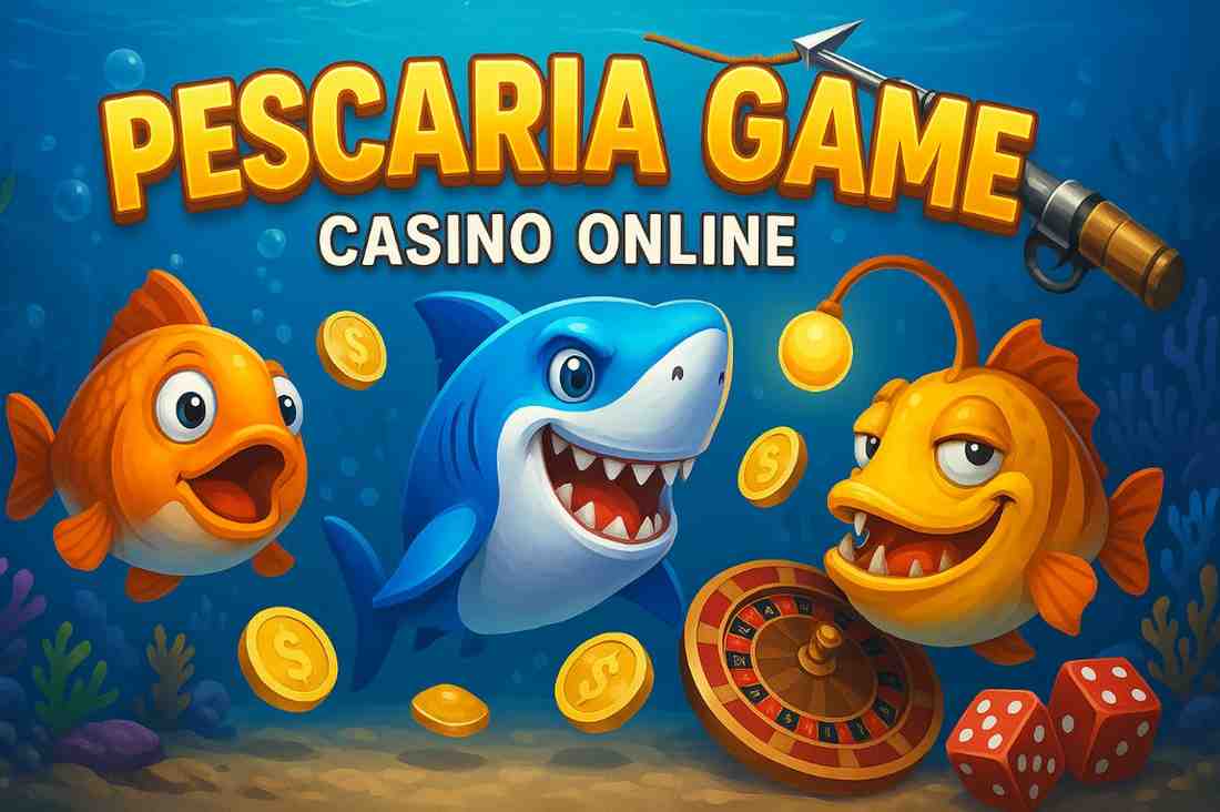Jogador mira nos peixes dourados com canhão no A28 cassino app.