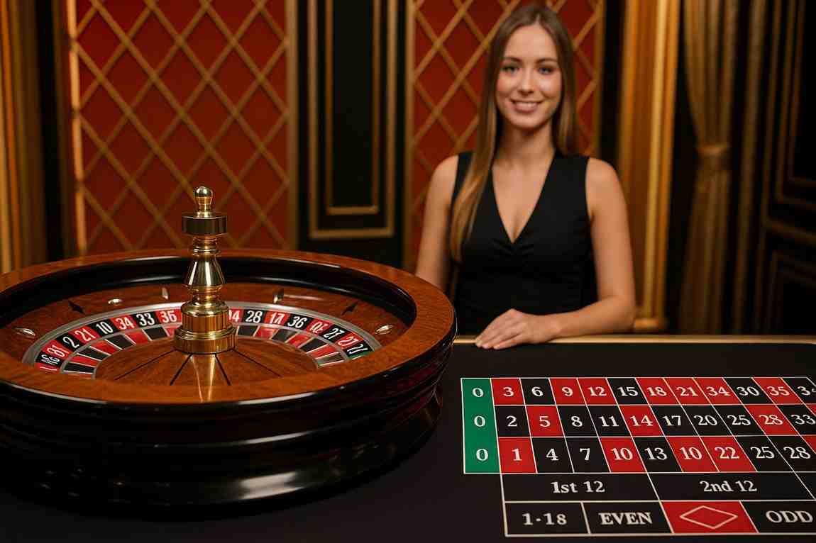 Jogador apostando na roleta ao vivo do A28 cassino.